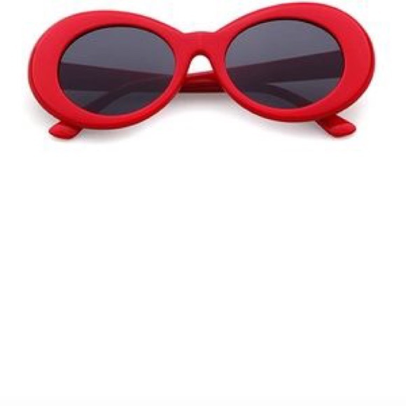 Red Kurt Cobain Sunglasses nwt - Picture 2 of 2